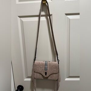 Rebecca Minkoff Suede Fringed Crossbody - NWOT